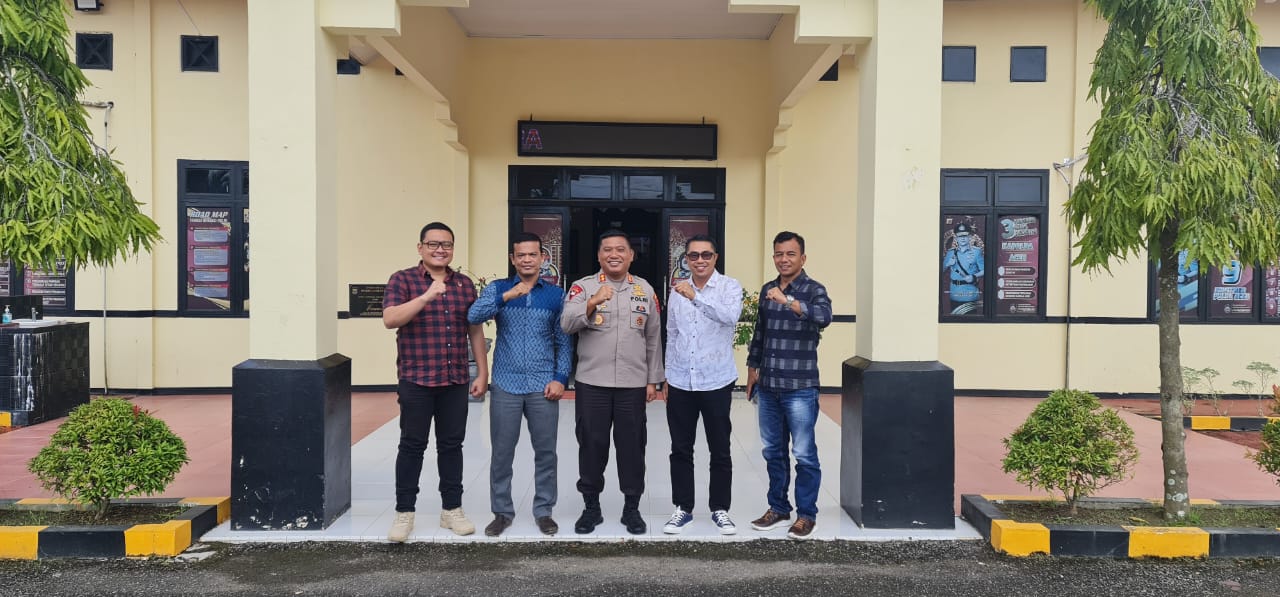 Tingkatkan Monitoring dan Keamanan Pemilu 2024, KIP dan Bawaslu Silaturahmi Dengan Kapolres Aceh Utara