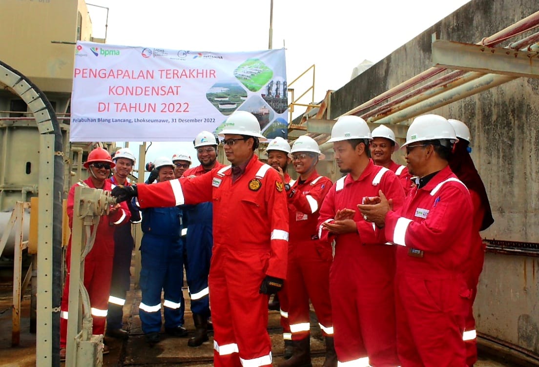 Kepala BPMA Lepas Pengapalan Terakhir Kondensat Tahun 2022