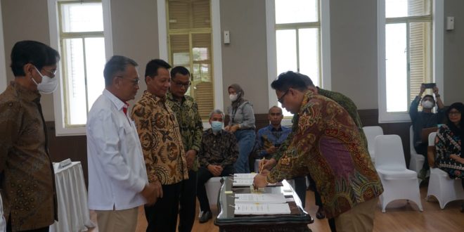 Penandatanganan Pelunasan KKS Migas WK ONWA-Meulaboh dan OSWA-Singkil