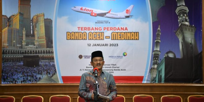 210 Jemaah Umrah Dipeusejuk dan Dilepas Langsung dari Aceh ke Arab Saudi