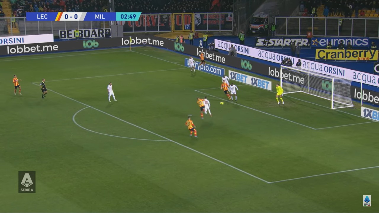 AC Milan vs Lecce Bermain Imbang dengan Skor 2-2