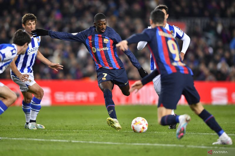 Barcelona Masuk ke Semifinal Piala Raja Spanyol Lewat Gol Tunggal Dembele
