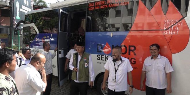 ASN Dinas Pertanahan Aceh Sumbangkan 26 Kantong Darah