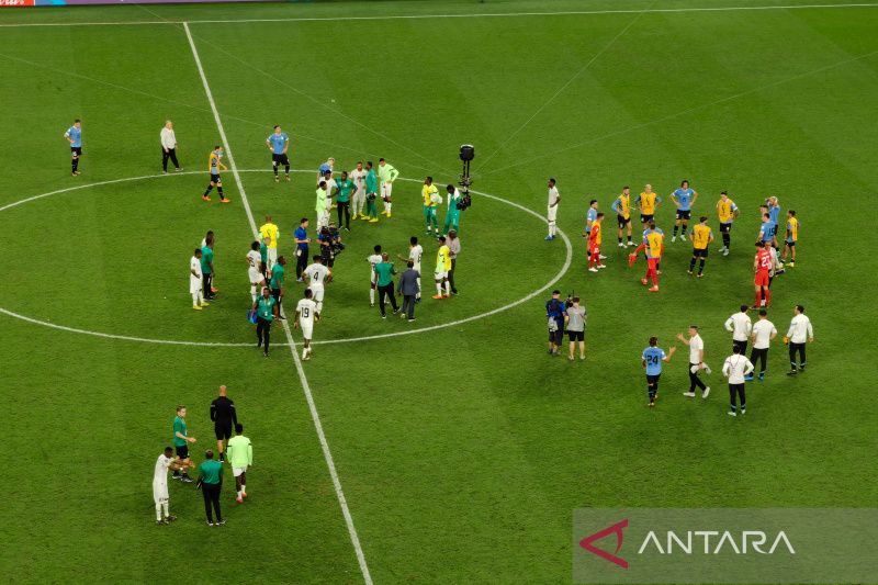 Insiden Piala Dunia 2022, Empat Pemain Uruguay di skors dan Didenda
