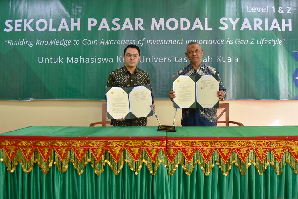 USK dan BEI Aceh Laksanakan Sekolah Pasar Modal Syariah untuk Mahasiswa