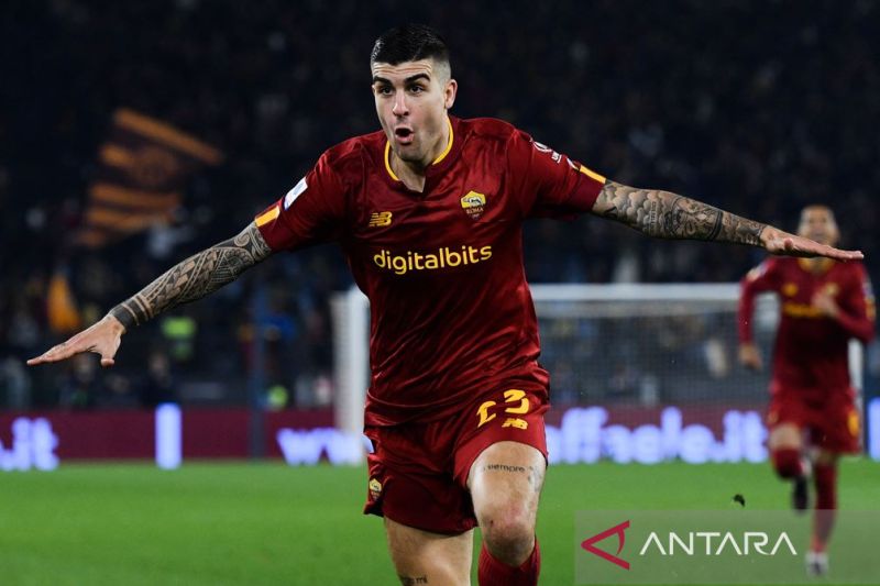 Gol Tunggal Gianluca Mancini Bawa AS Roma Kalahkan Juventus