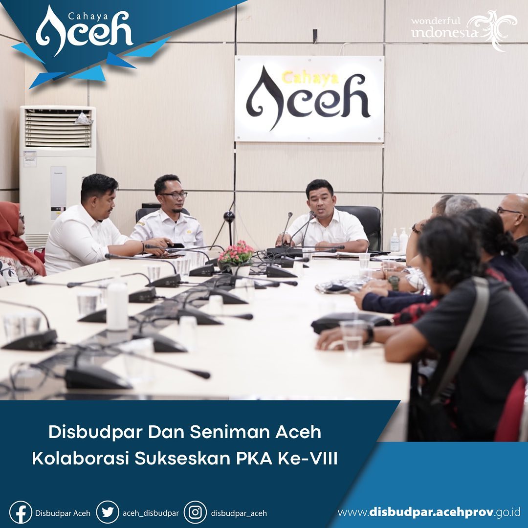 Disbudpar Aceh Rapat dengan Seniman Soal PKA ke-8