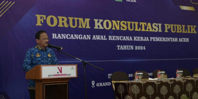 Forum Konsultasi Publik Rancangan Awal Rencana Kerja Pemerintah Aceh 2024