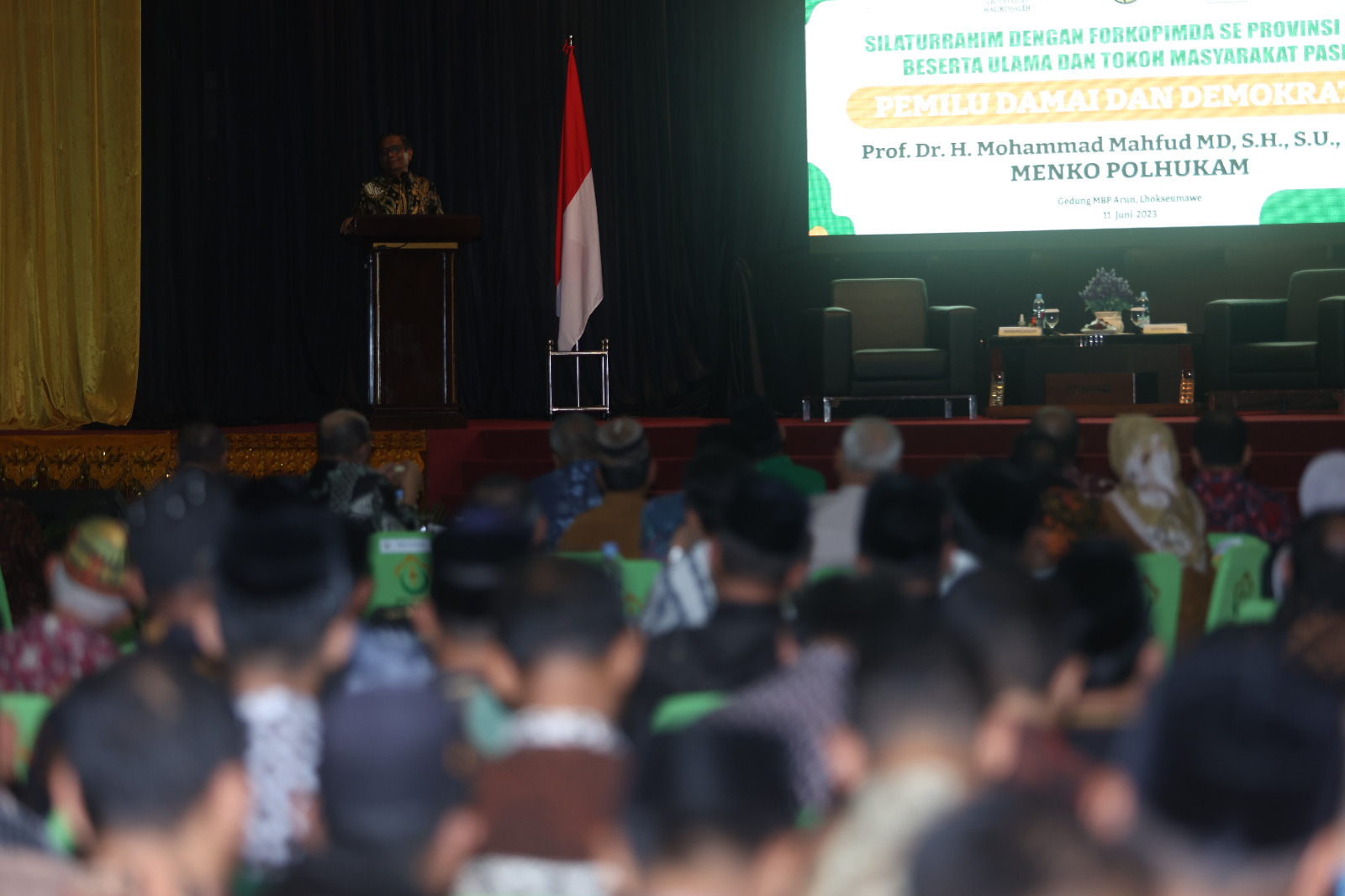 Ulama Sampaikan Harapan Masyarakat kepada Mahfud MD Soal Sistem Pemilu Propesional Terbuka