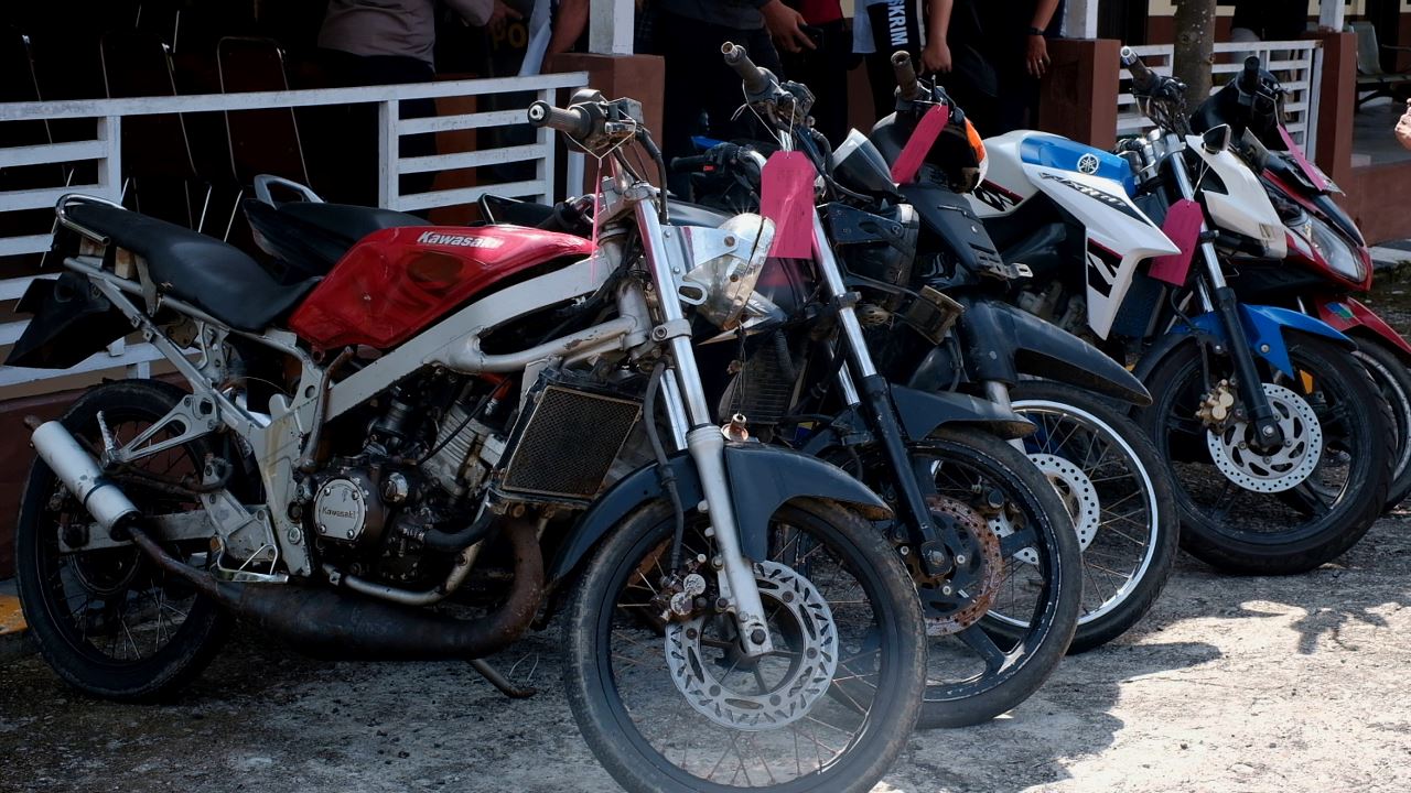 Lima Sepmor Curian Diamankan di Polres Aceh Utara, Cek Datanya lalu Bawa Pulang, Gratis