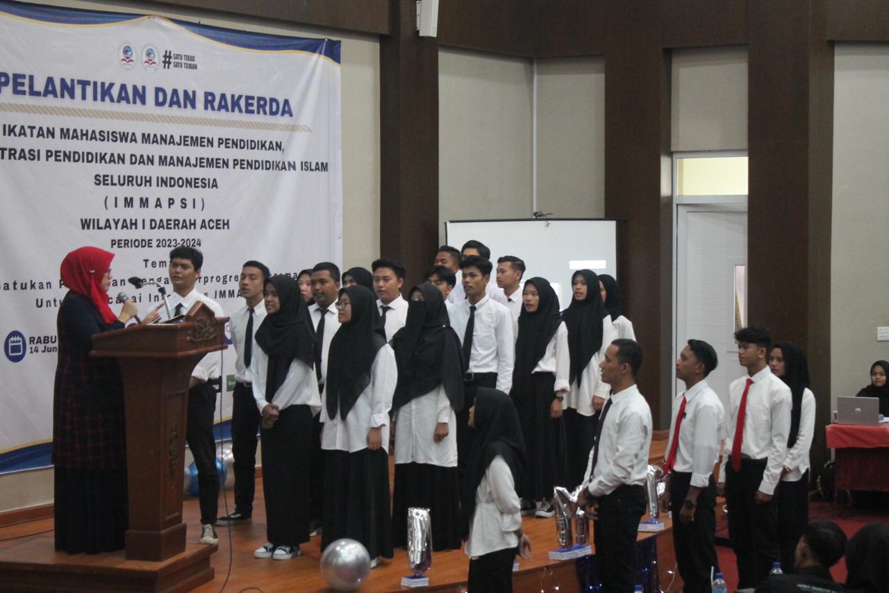Pengurus IMMAPSI Wilayah I Daerah Aceh Periode 2023/2024 Dikukuhkan Sekaligus Rakerda