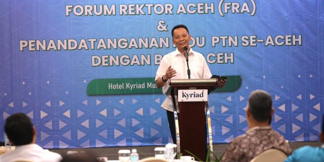 Forum Rektor Aceh Memiliki Peran Strategis Dalam Perkembangan Aceh