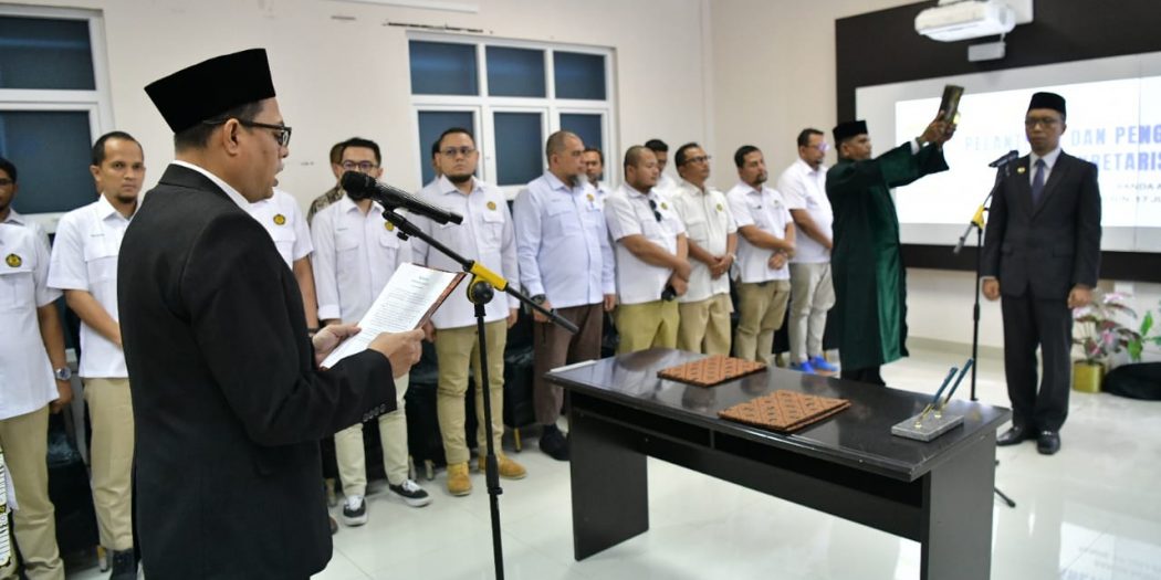 Kepala BPMA Lantik Irawan Pandu Negara sebagai Sekretaris