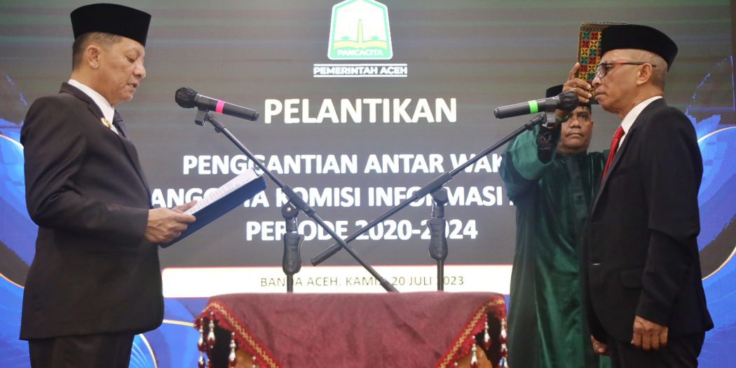 Abdul Quddus Dilantik Jadik Anggota Komisi Informasi Aceh