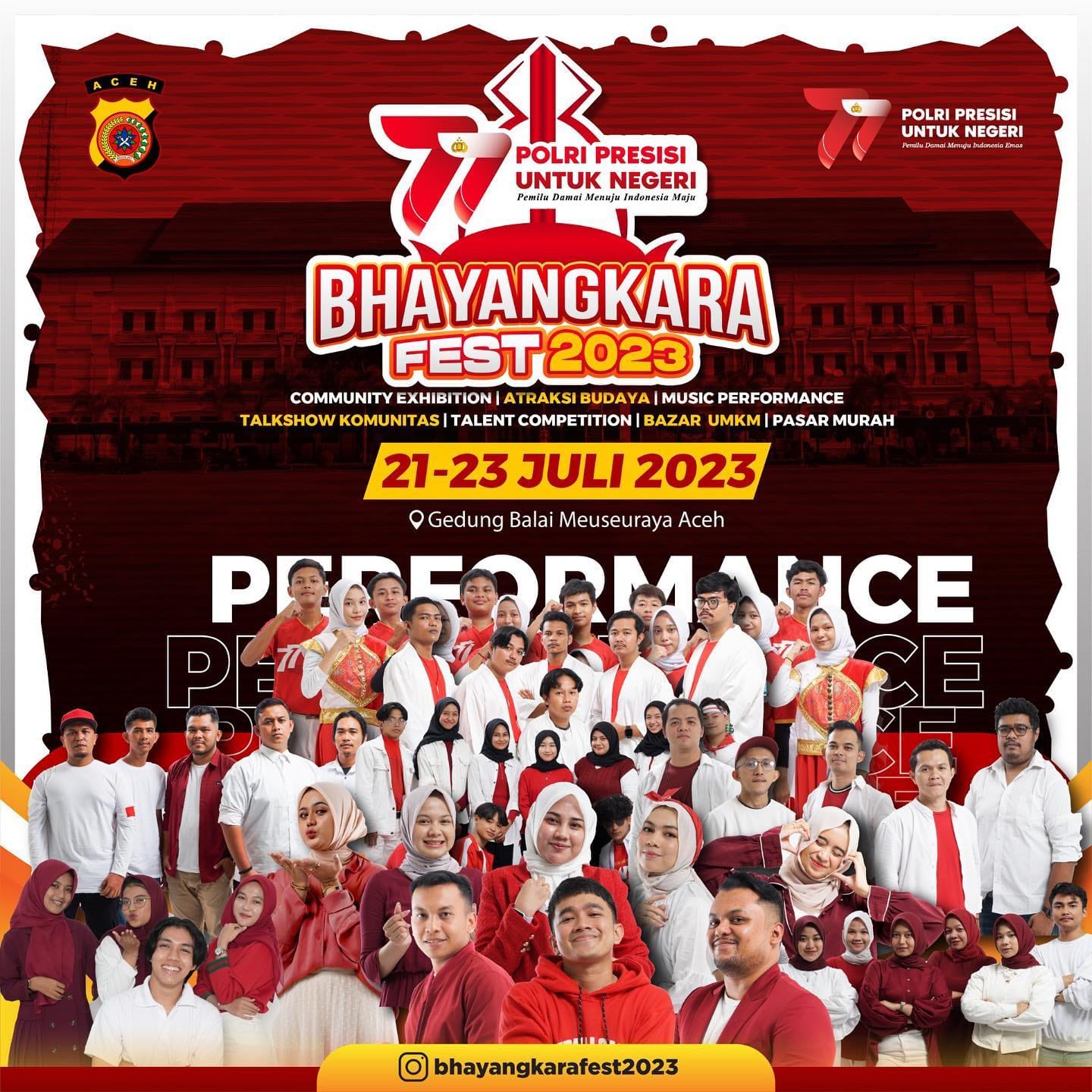 Bhayangkara Fest 2023 akan Dimeriahkan Artis Ibu Kota