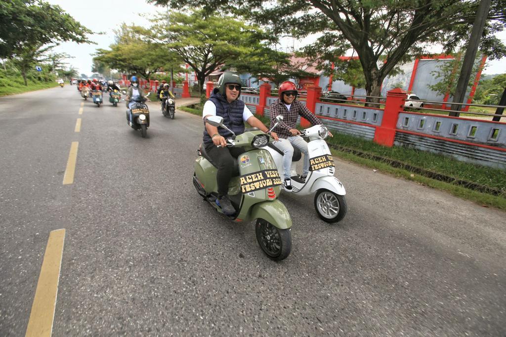 Aceh Vespa Festival Angkat Potensi Pariwisata dan UMKM Ekraf