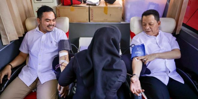Donor Darah, Pj Gubernur Aceh: ASN Harus Selalu Mengikuti Rutin Donor Darah