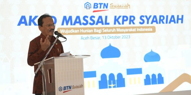 Pemerintah Aceh Apresiasi BTN Syariah Terkait Akad Massal KPR Subsidi