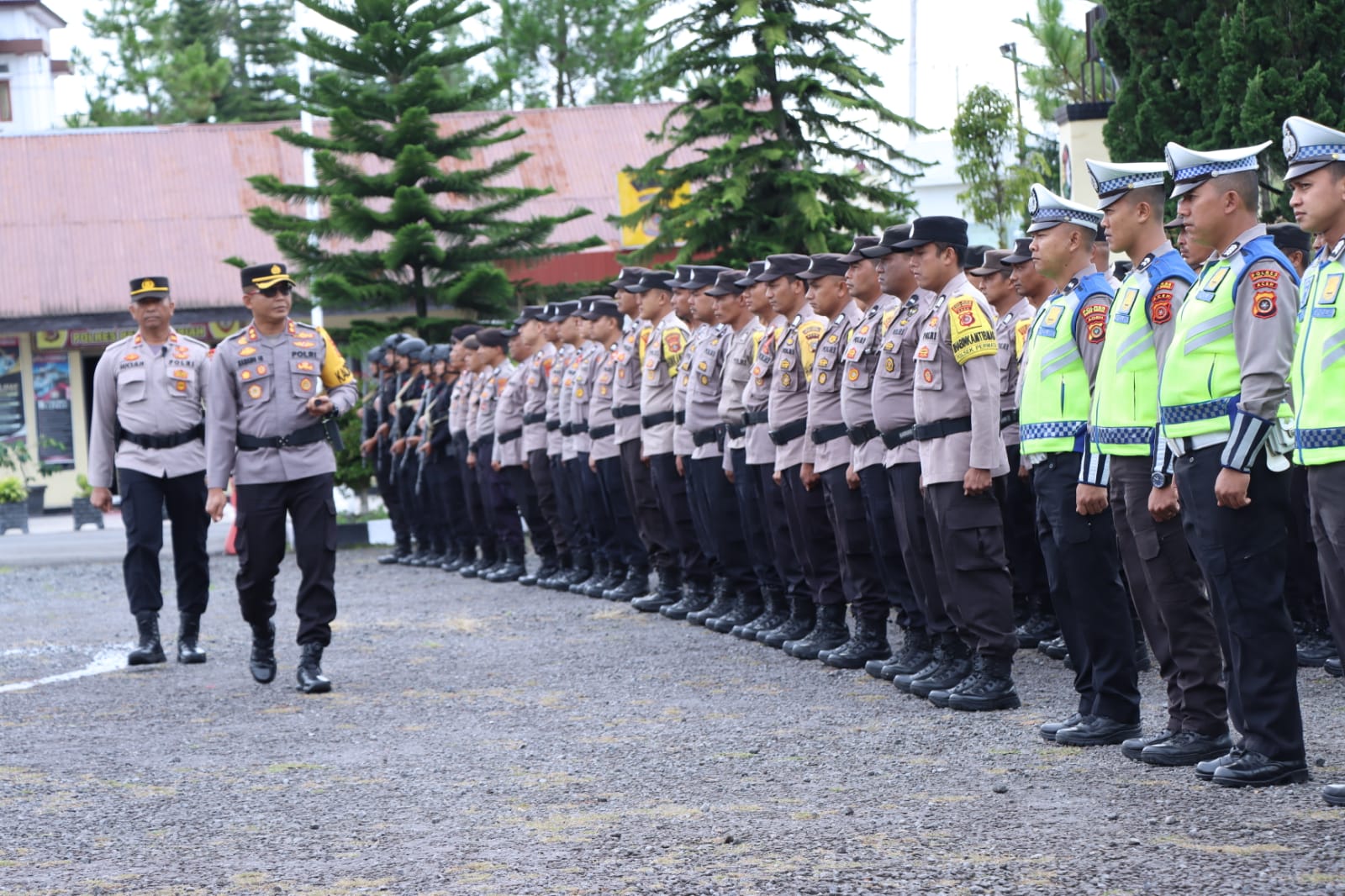 Polres Bener Meriah Gelar Apel Pasukan Operasi Mantap Brata Seulawah