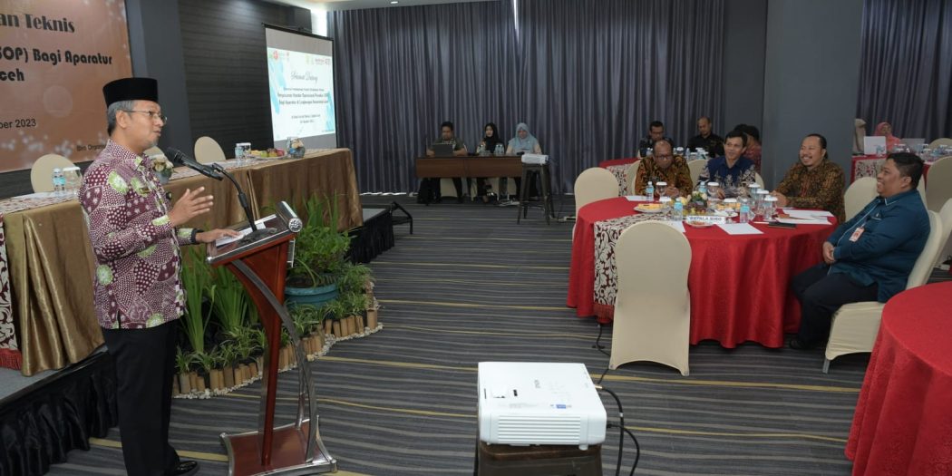 Gelar Bimtek Penyusunan SOP, Ini Kata Asisten Administrasi Umum Sekda Aceh