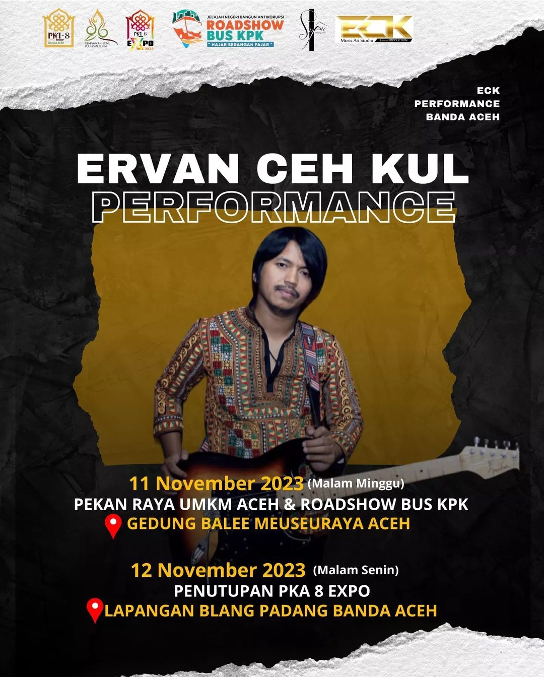 Ervan Ceh Kul Akan Manggung di PKA di Banda Aceh, Ini Waktunya