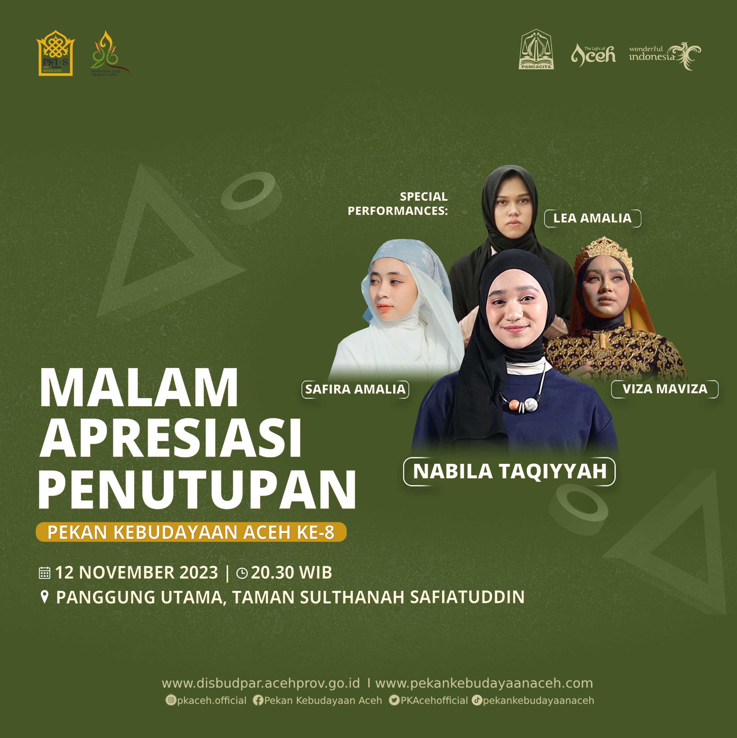 Nabila Taqiyyah Pulang Kampung, Tampil di Penutupan PKA-8