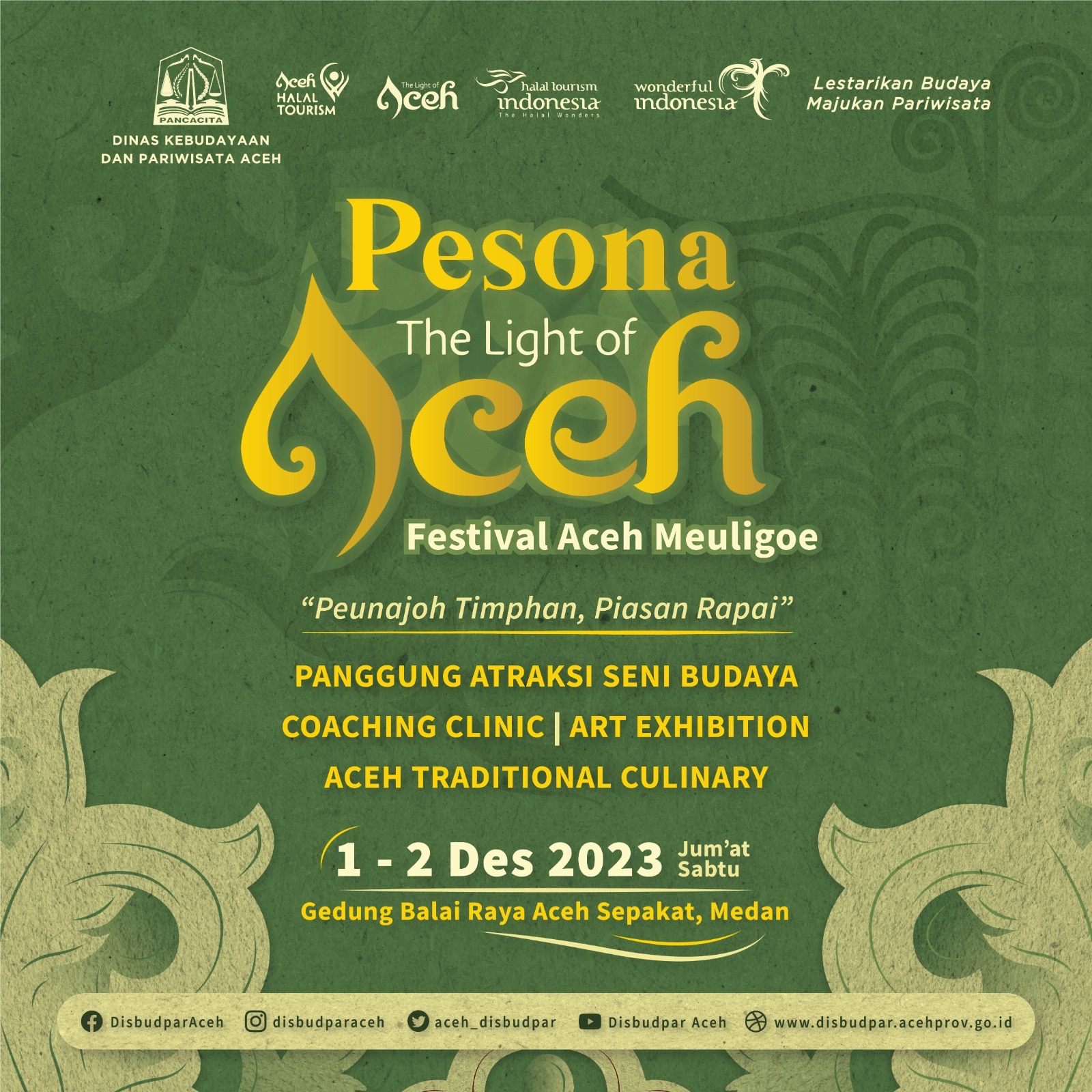 Halo Warga Medan! Pesona The Light of Aceh akan Hadir ke Lokasi Anda