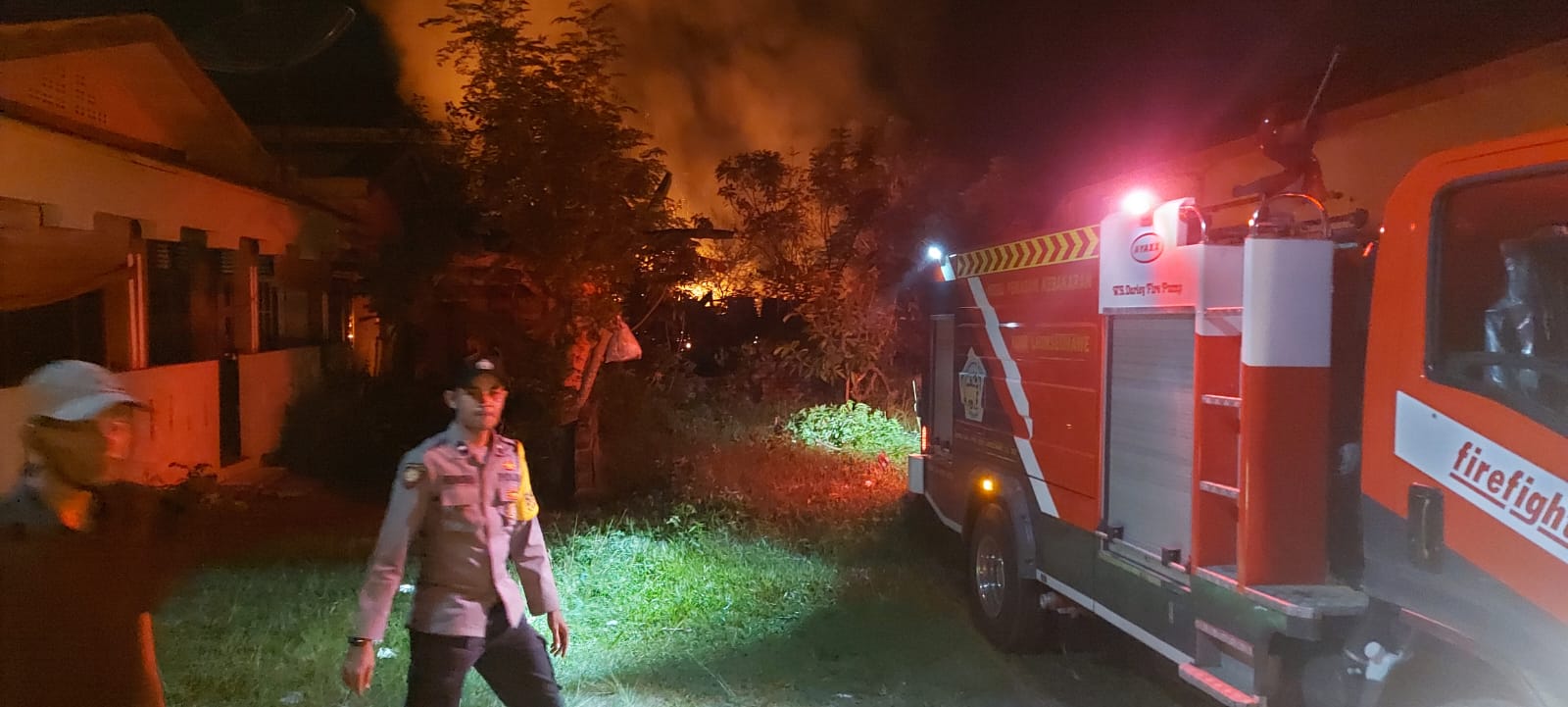 Satu Unit Rumah Warga Mon Geudong Lhokseumawe Terbakar