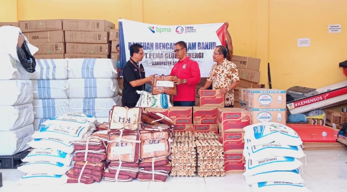 PGE Salurkan Bantuan untuk Korban Banjir Aceh Utara