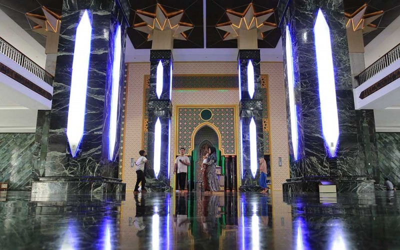 Masjid Giok Nagan Raya Kini Dilengkapi Gerai UMKM