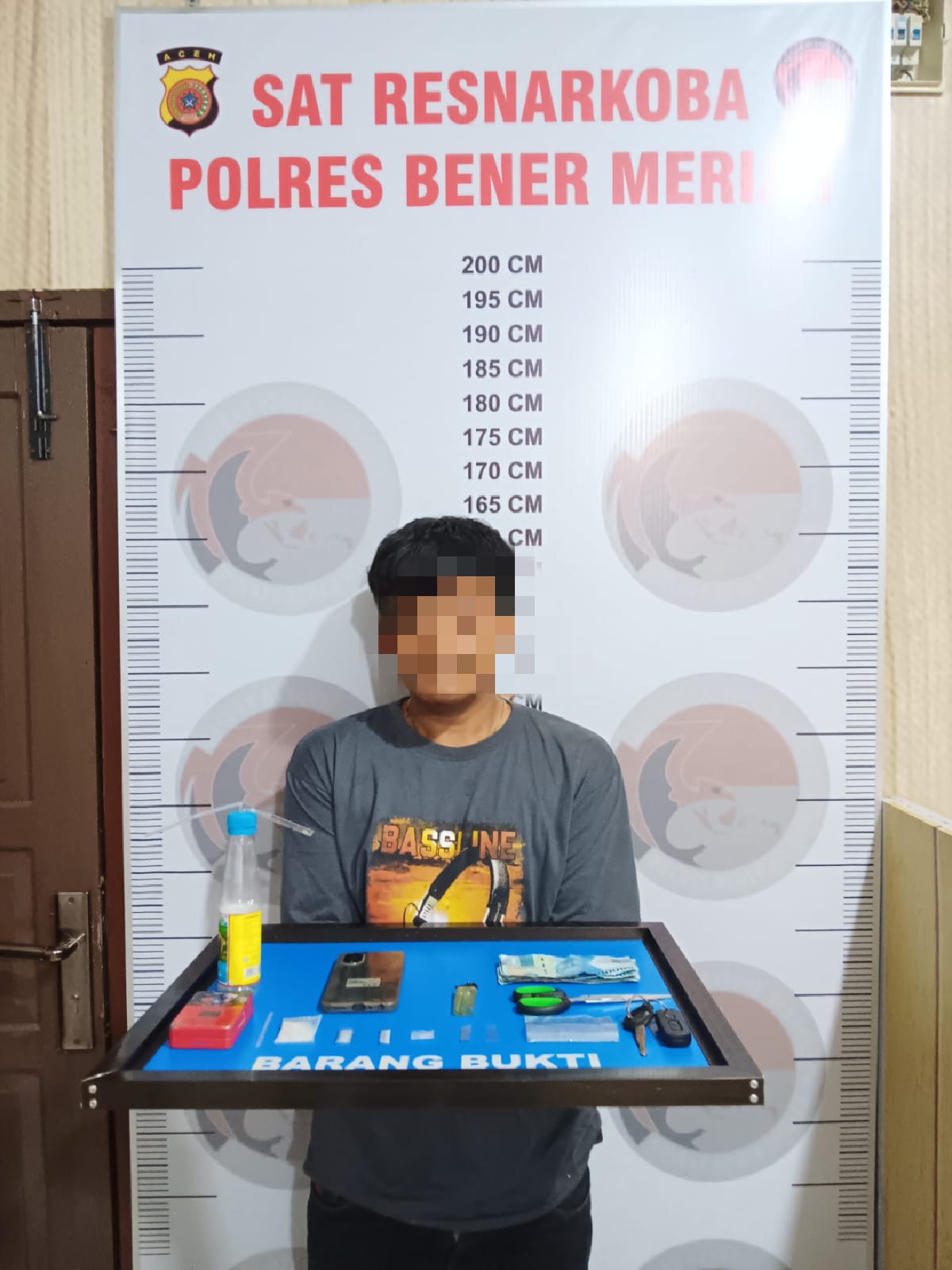 Seorang Pemuda Dibekuk Polisi Diduga Salahgunakan Sabu