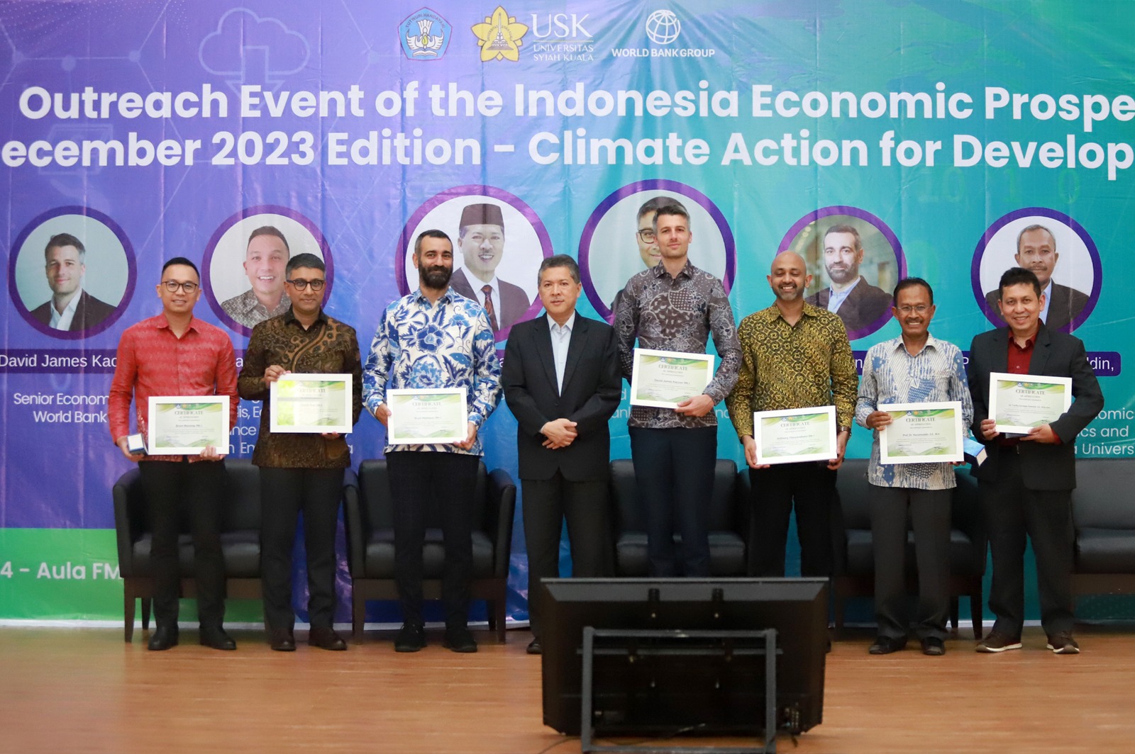 Bank Dunia Bahas Prospek Ekonomi Indonesia di USK