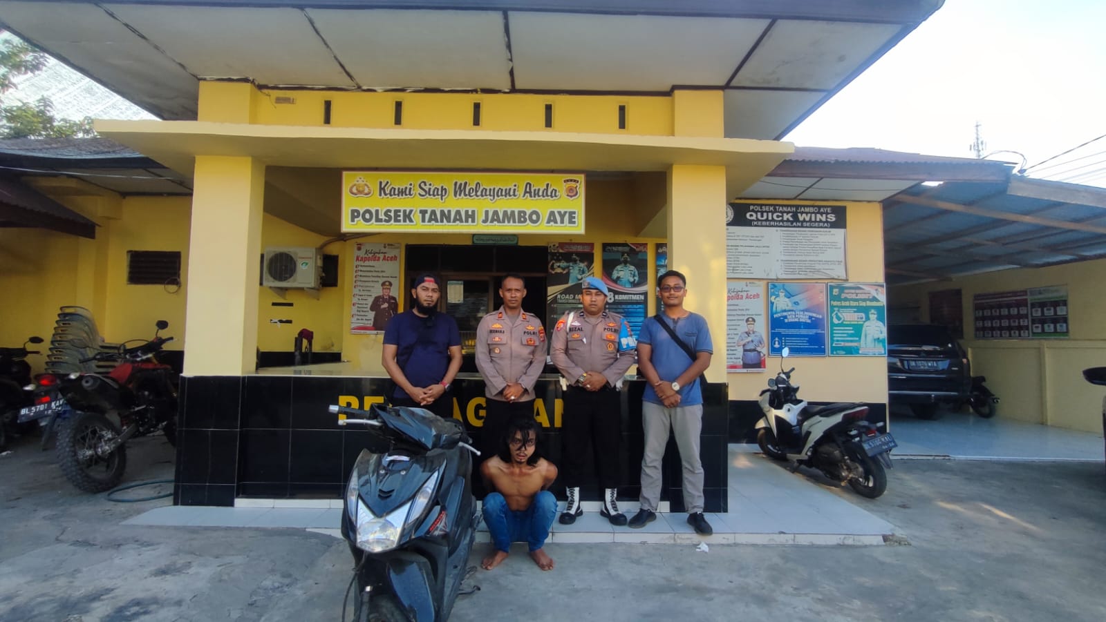 Polisi Tangkap Pelaku Utama Curanmor di Aceh Utara