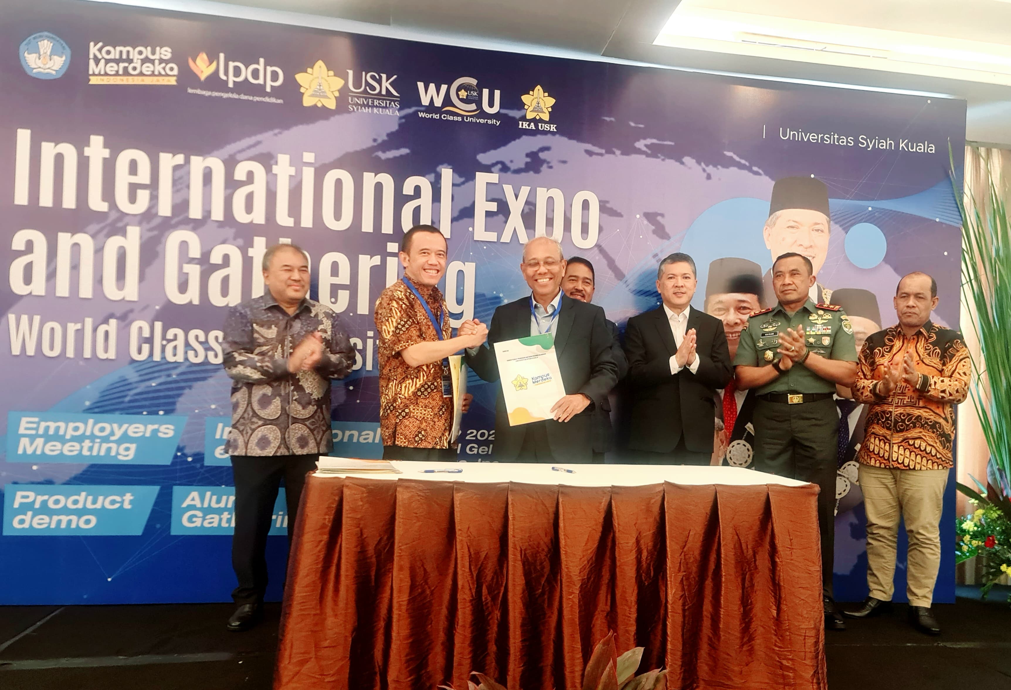 USK Tandatangani Perjanjian Bisnis dengan 3 Perusahaan Nasional