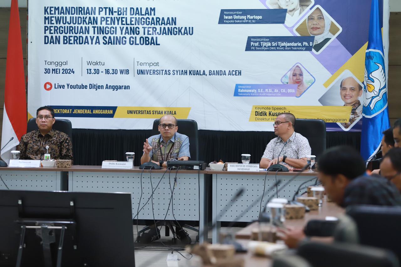 USK-Kemenkeu Bahas Kemandirian PTN-BH yang Berdaya Saing Global