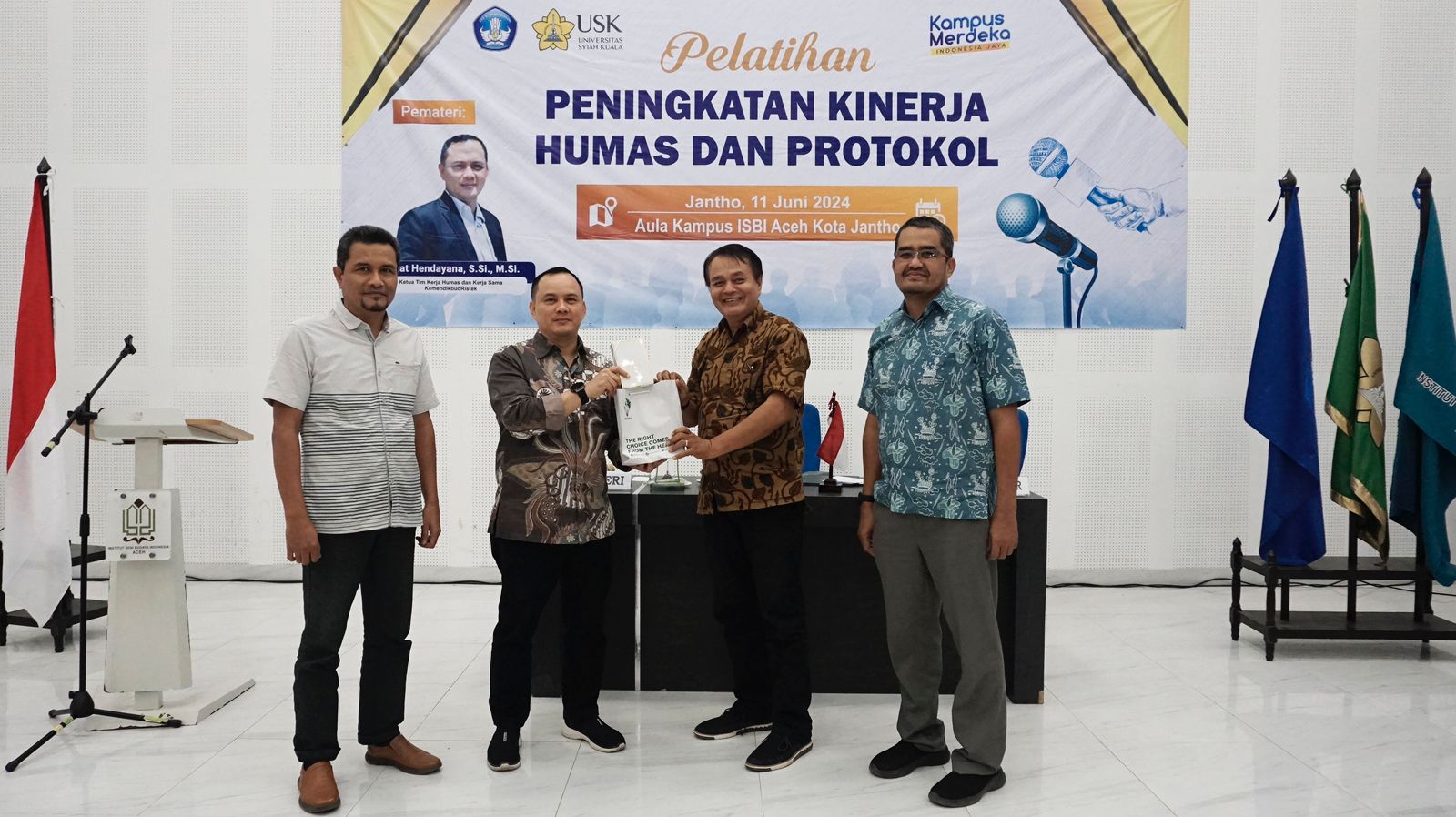 USK Gelar Pelatihan Kehumasan Perguruan Tinggi se-Aceh