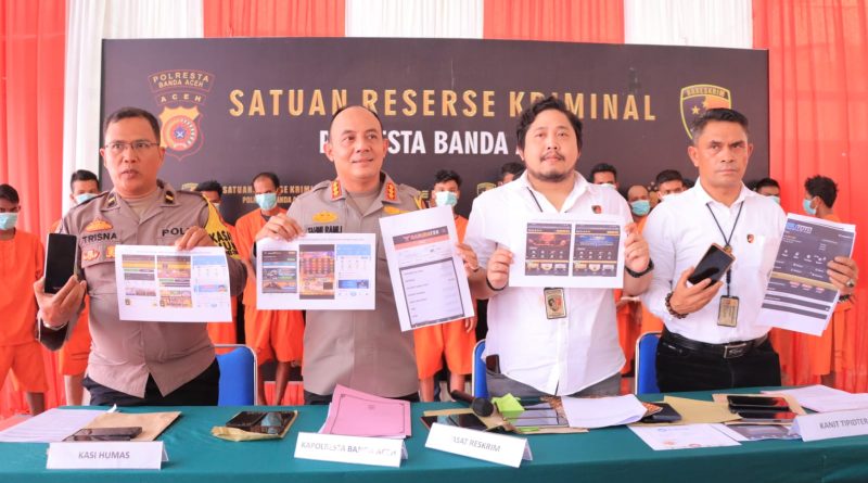 Judi Online di Warkop, 19 Warga Aceh Diciduk Polisi