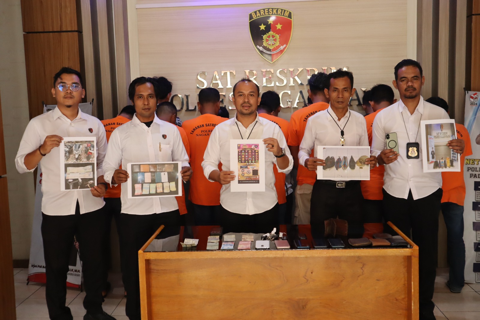 12 Pejudi Ditangkap di Nagan