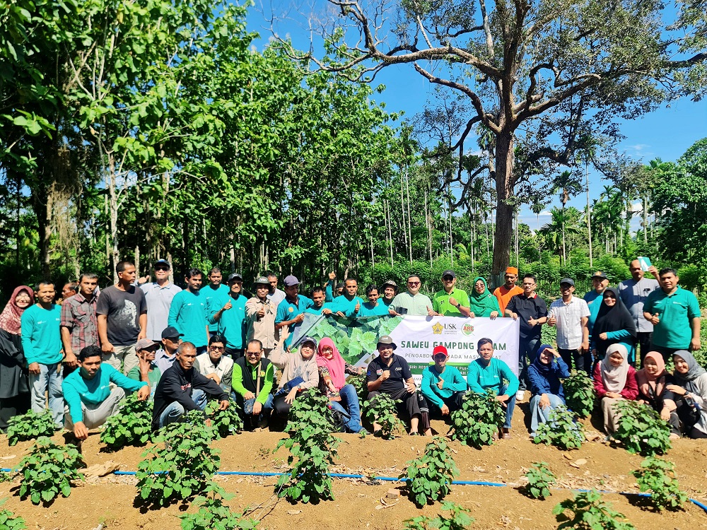 ARC-USK Turunkan 20 Pakar Bina Petani Nilam Lhoong