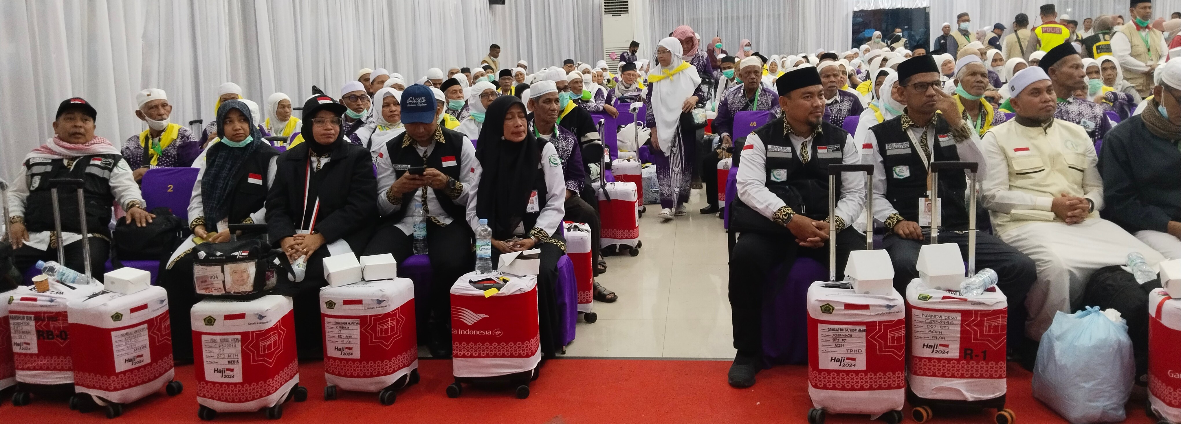 Jemaah Haji Asal Lhokseumawe dan Aceh Utara Tiba di Aceh