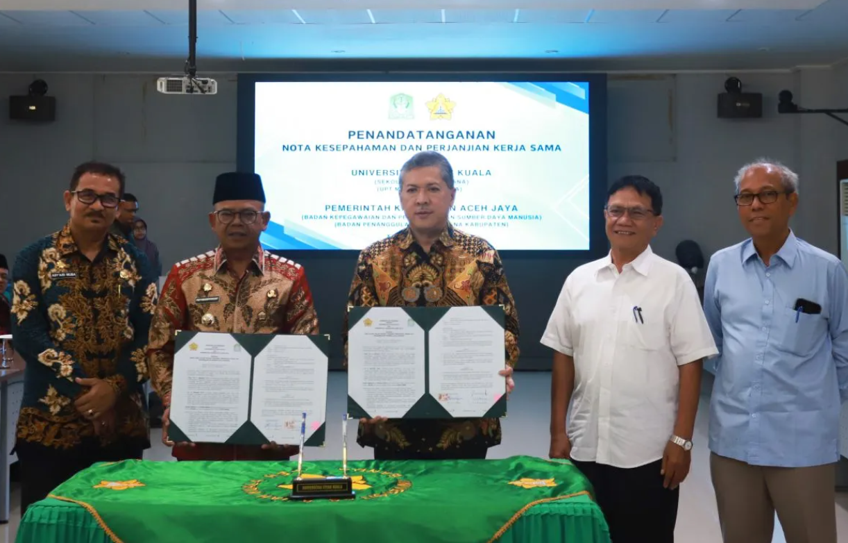 USK-Aceh Jaya Jalin Kerjasama Tingkatkan SDM