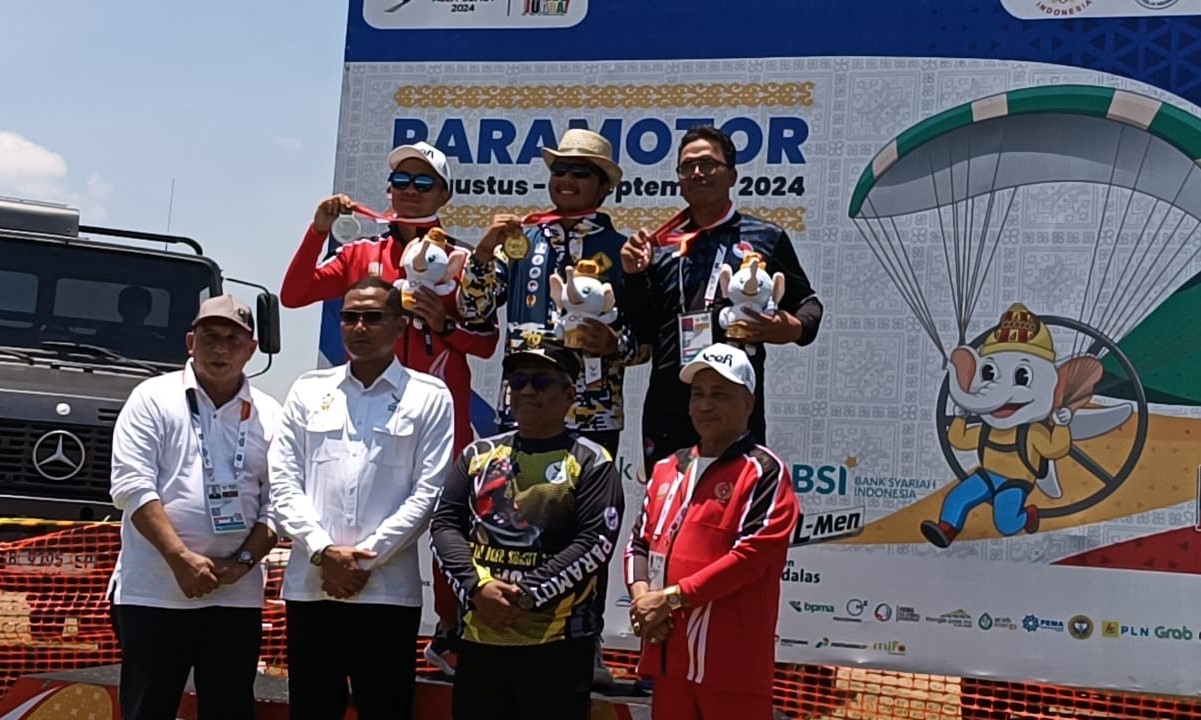 Aceh dan Jabar Unggul Sementara di Cabor Paramotor