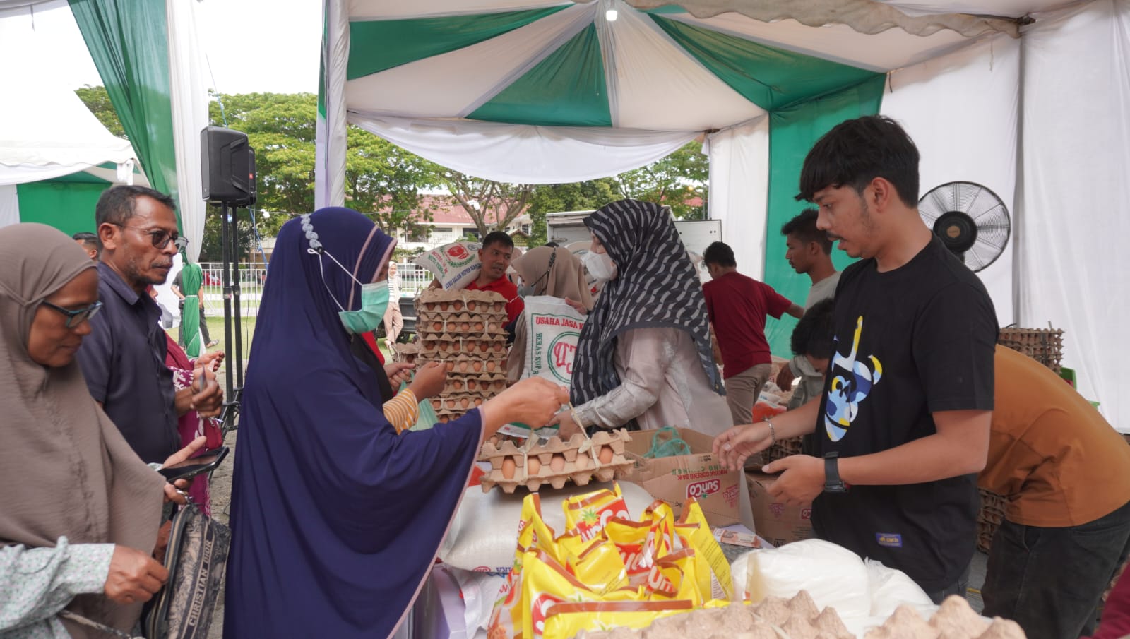 BI Lhokseumawe Gelar Layanan Penukaran Uang dan Pasar Murah Sambut Idulfitri