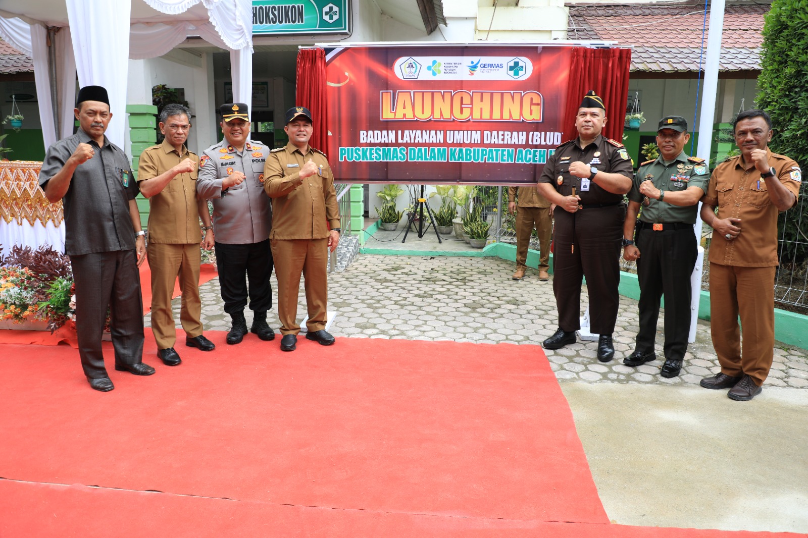 Bupati Aceh Utara Resmikan 32 Puskesmas Menjadi BLUD