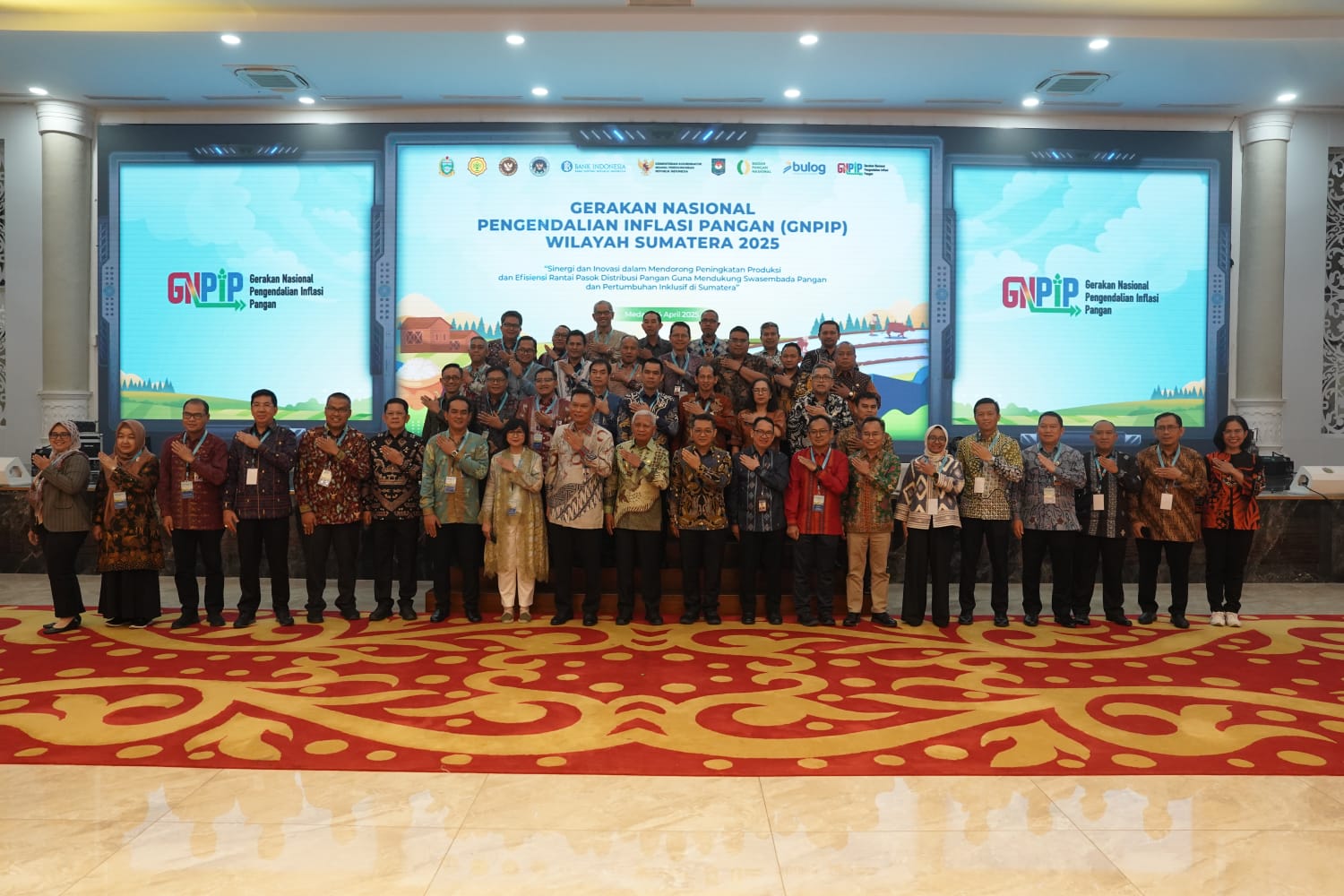BI dan TPID Se-Sumatera Luncurkan GNPIP 2025, Dorong Ketahanan Pangan dan Pengendalian Inflasi