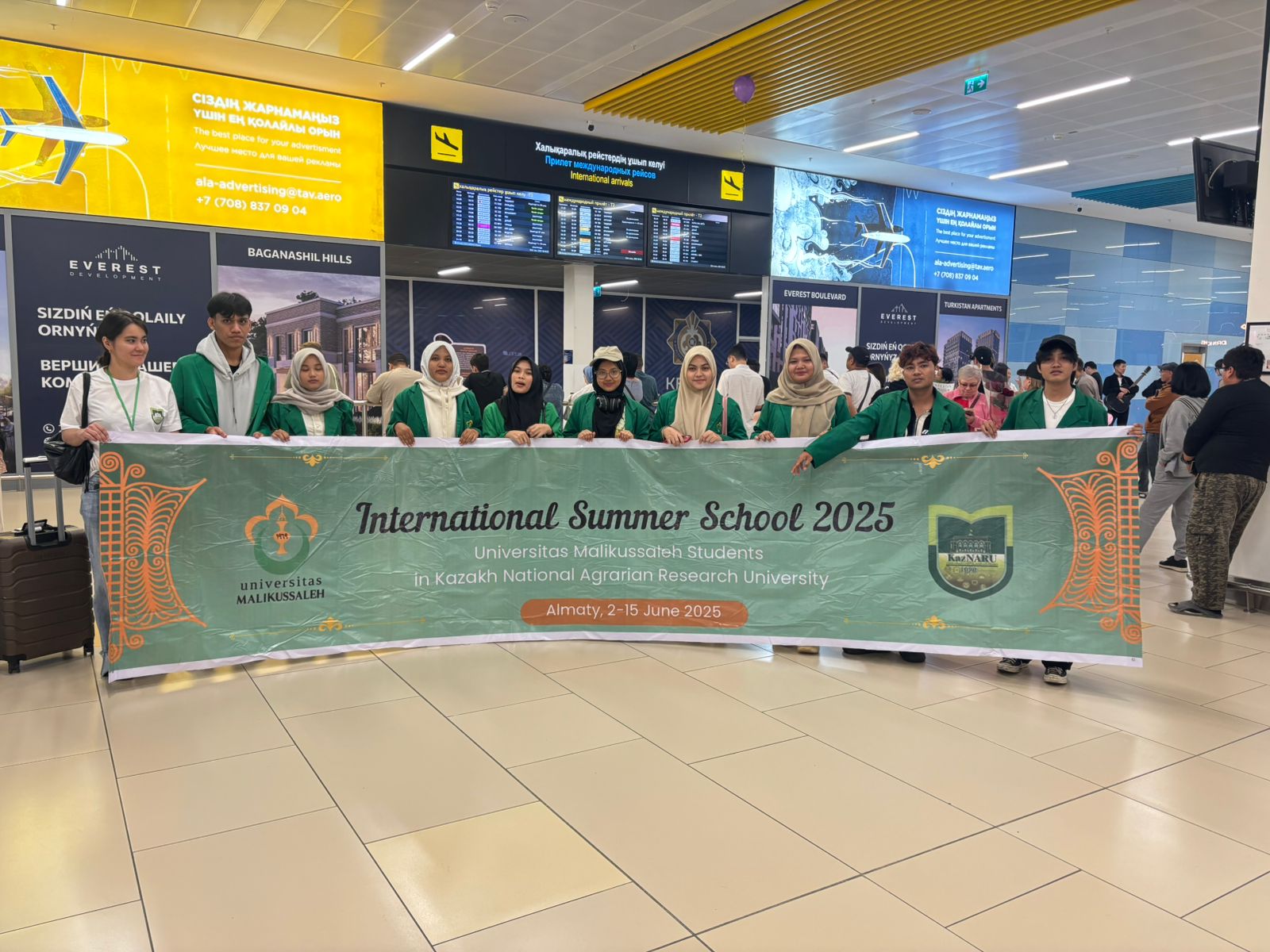 Sembilan Mahasiswa Unimal Ikuti International Summer School di Kazakhstan