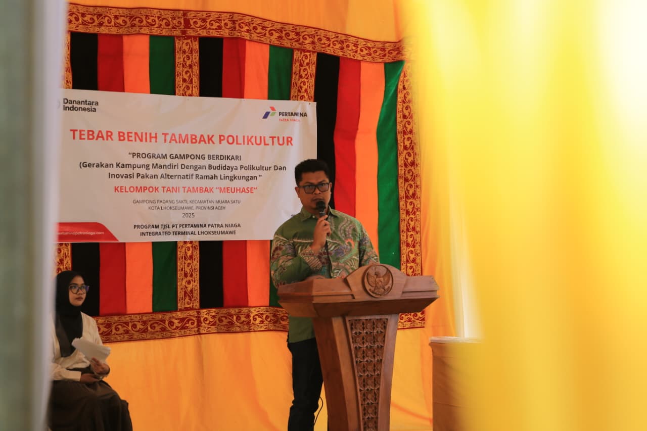 Pertamina Dorong Kemandirian Petambak Lhokseumawe lewat Polikultur dan Pakan Mandiri