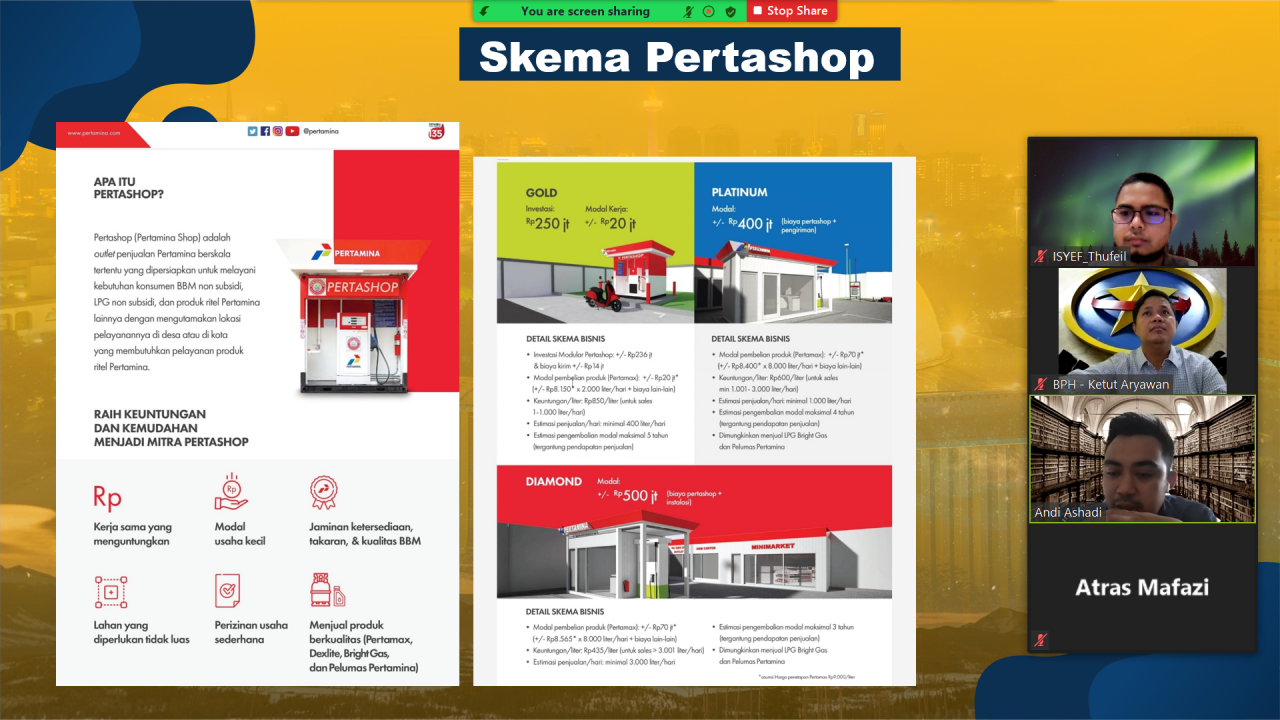 ISYEF Audiensi dengan BPH Migas, Ajukan 26 Titik Pertashop Berbasis Masjid