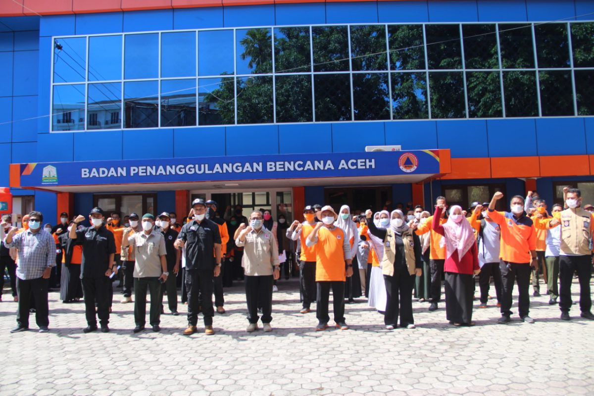 Peringati HKB, BPBA Simulasikan Gempa dan Tsunami