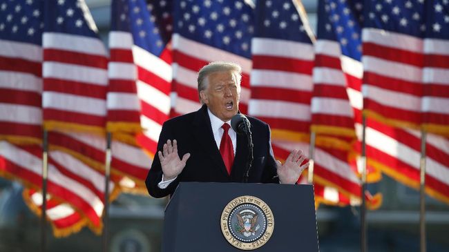 Trump Disebut Tolak Bubarkan Demo Gedung Capitol
